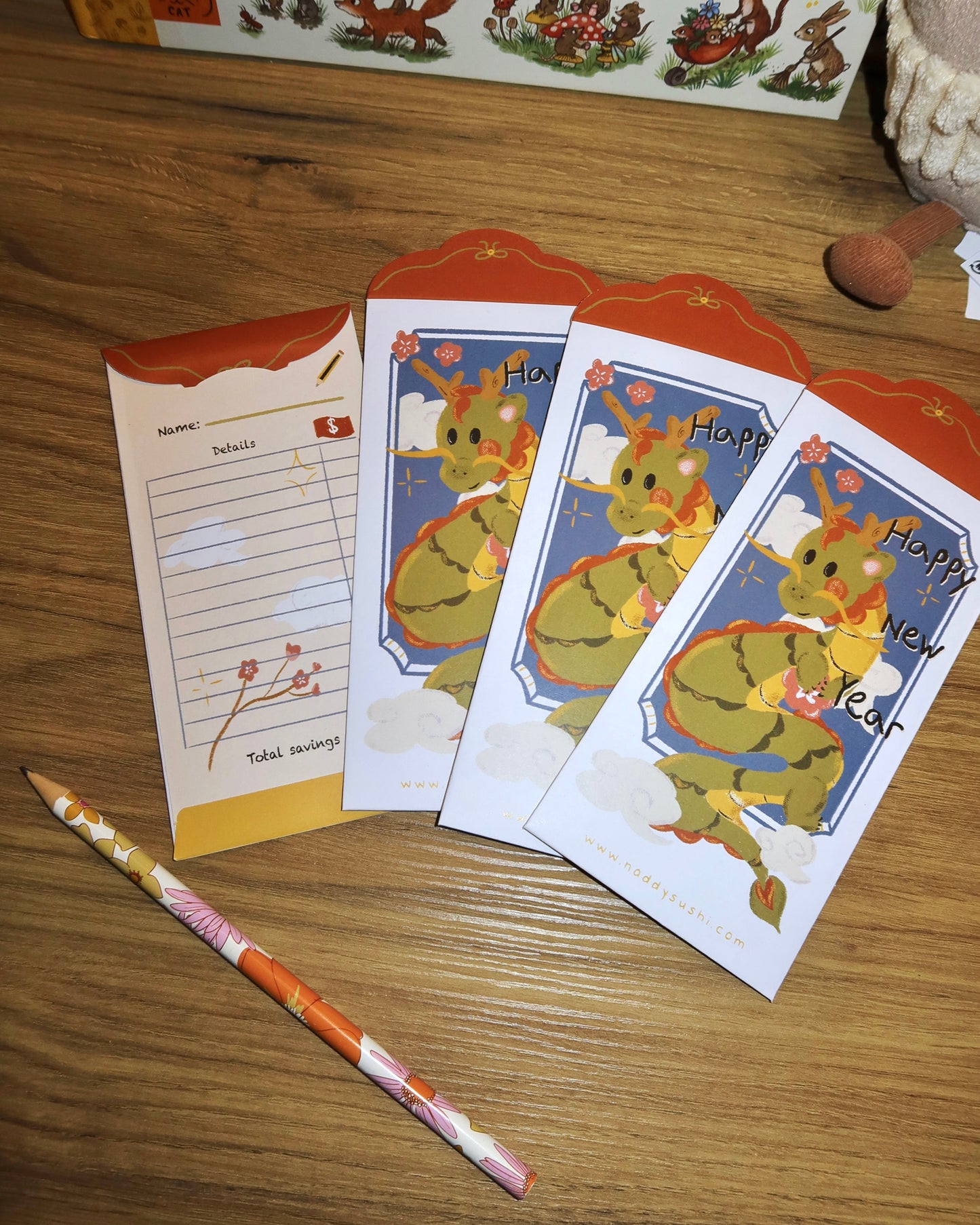 CNY Dragon Money Packets